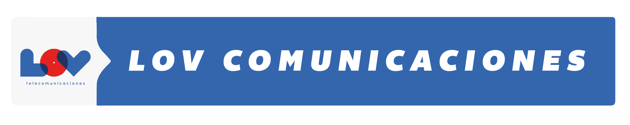 Logo y banner Love Comunicaciones