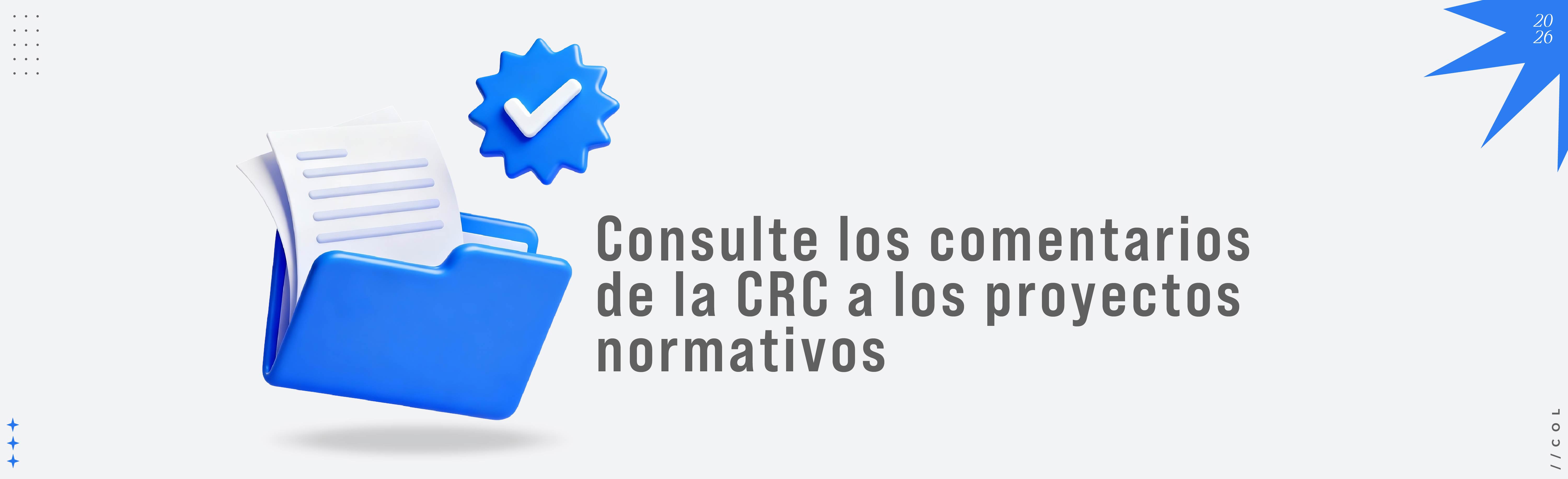 Comentarios a proyectos normativos
