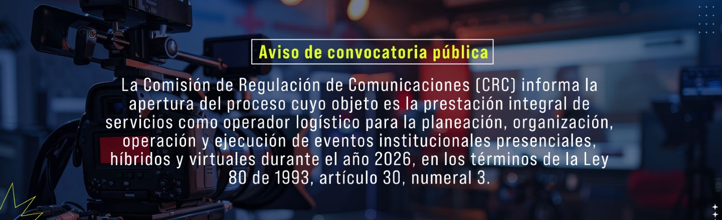 Aviso de convocatoria de la licitación pública 63 de 2026