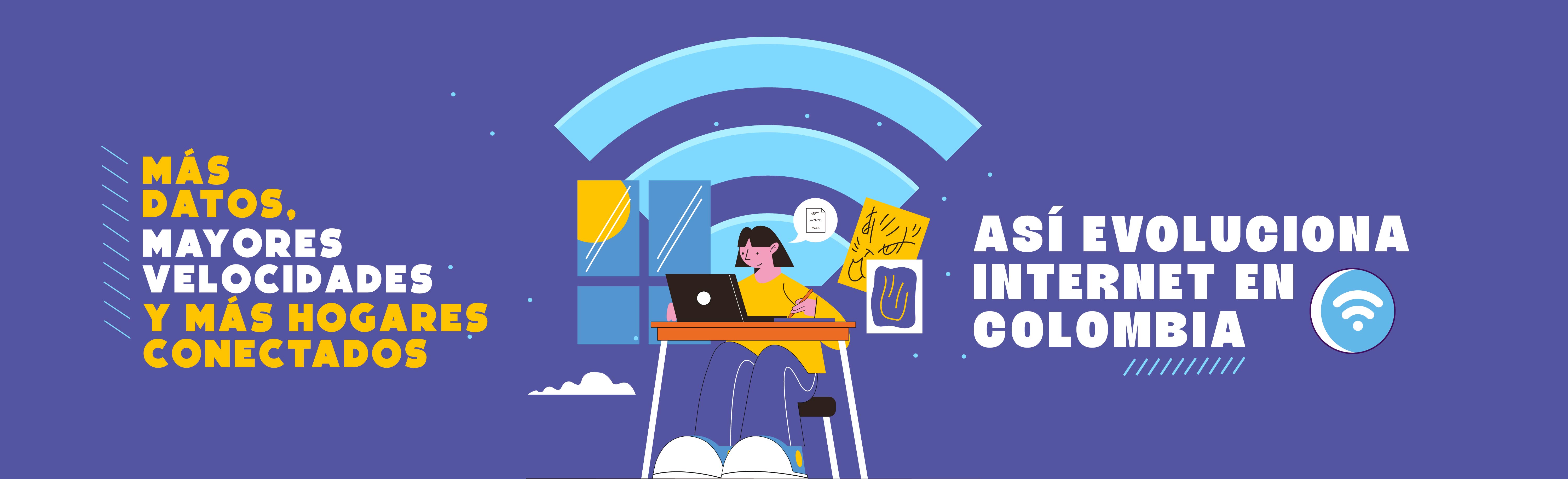 Más datos, mayores velocidades y más hogares conectados: así evoluciona Internet en Colombia