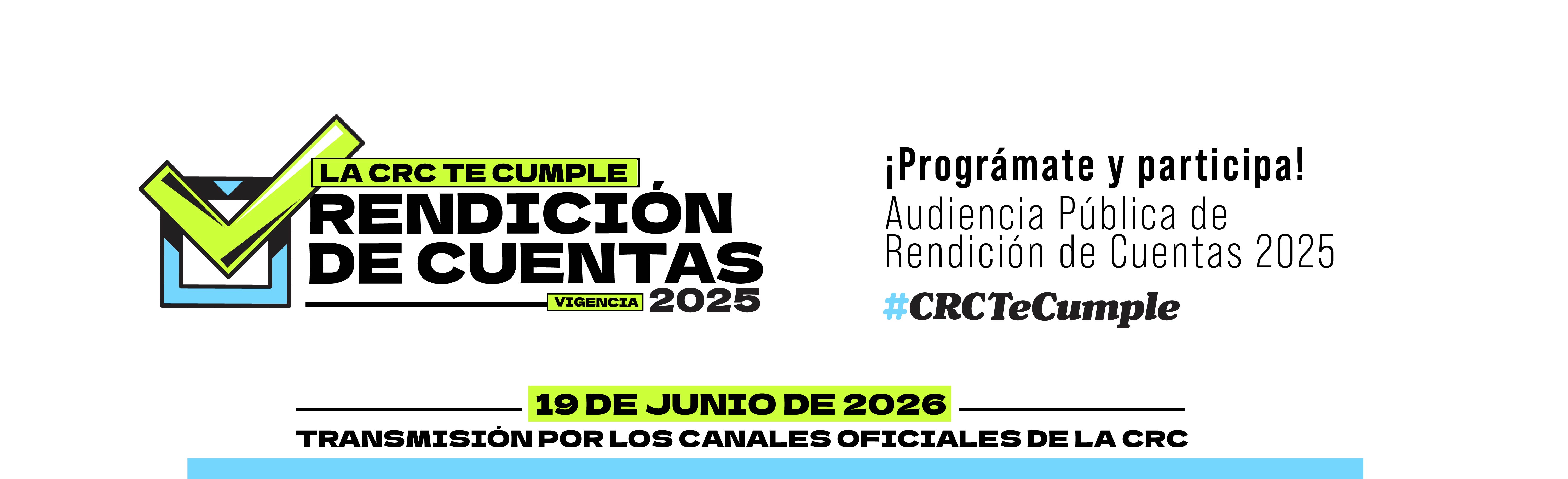 Transmisión rendición de cuentas vigencia 2025