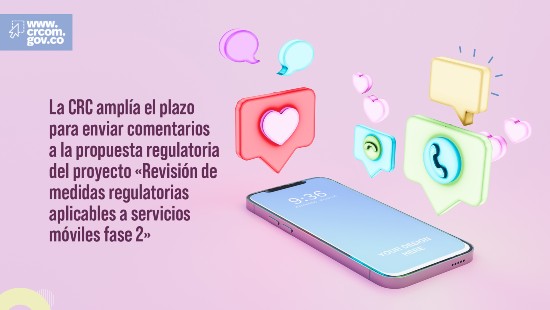 Ampliación de la fecha para remitir comentarios