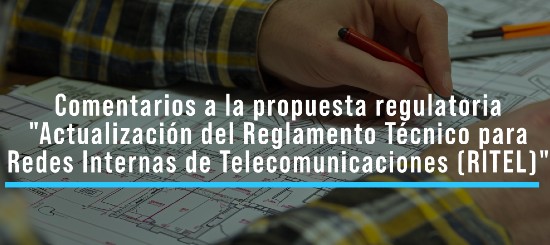 Comentarios propuesta actualización RITEL
