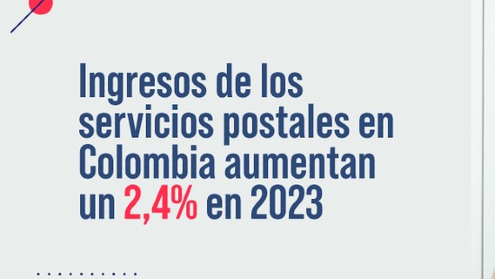 Los ingresos de los servicios postales en Colombia aumentan un 2,4% en 2023
