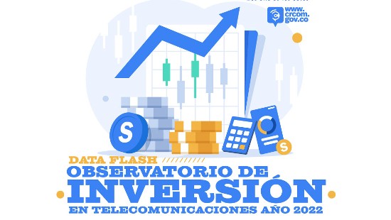 Inversión en el sector de telecomunicaciones ascendió a 8,7 billones de pesos en 2022