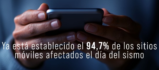 Ya está establecido el 94,7% de los sitios móviles afectados el día del sismo
